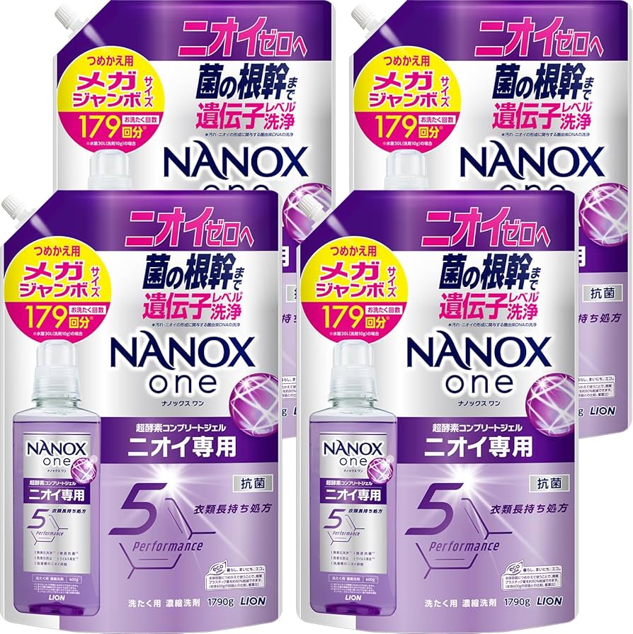 Amazon.co.jp: NANOXone(ナノックスワン) ニオイ専用 詰替メガジャンボ