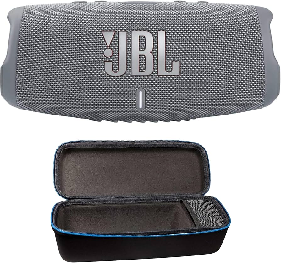 Amazon.com: JBL Charge 5 (Gray) + Bundle with divvi! Protective