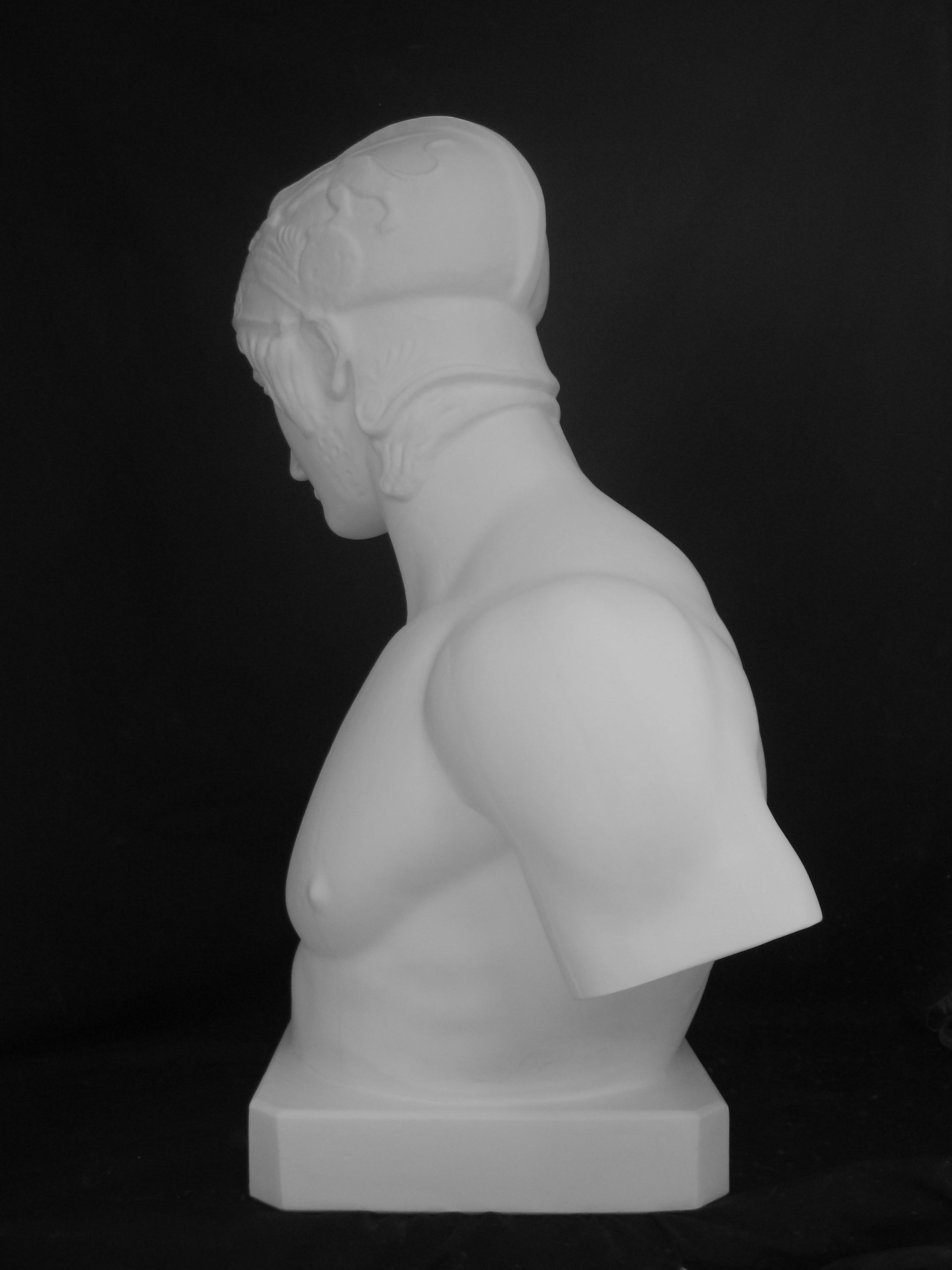 闘神 マルス胸像 石膏像 K-123 ボルゲーゼのマルス胸像｜石膏像ドット