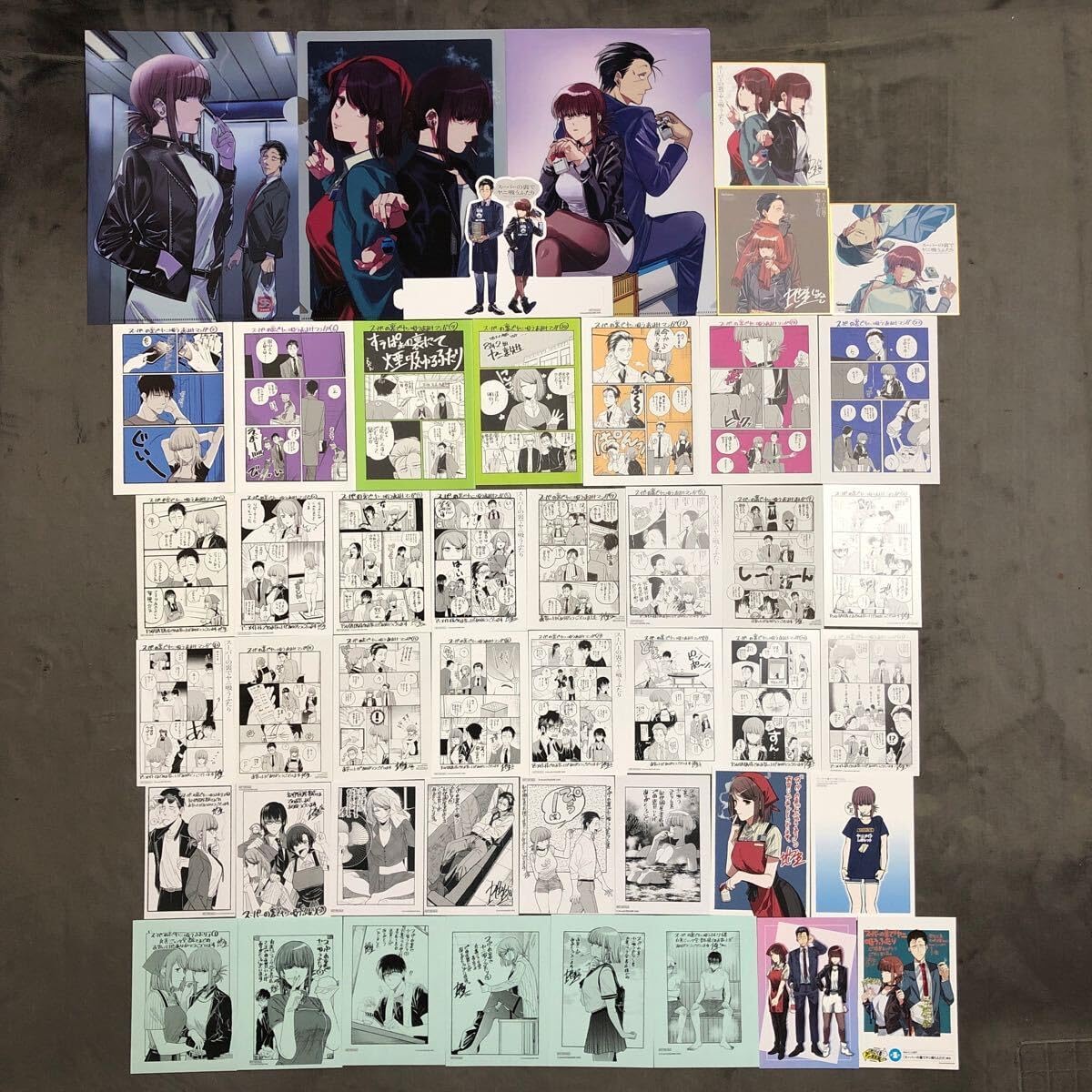 スーパーの裏でヤニ吸うふたり 1〜7巻 店舗購入特典52枚セット