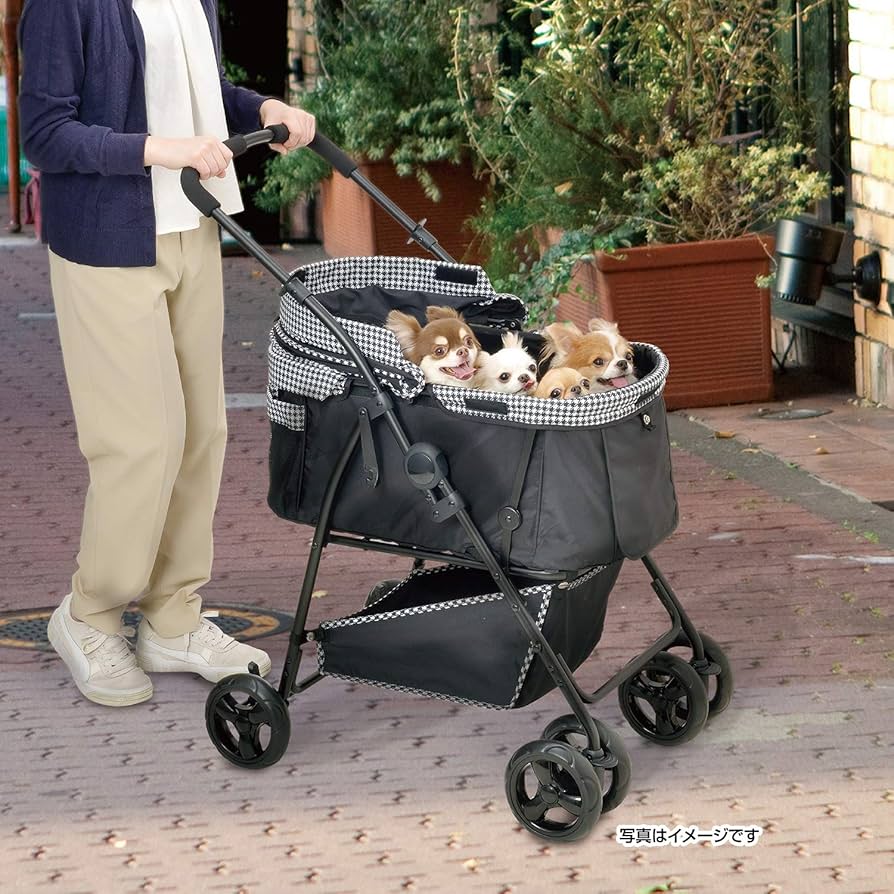 Amazon | ジェックス わんわんカート 多頭用DXplus 広々バスケット