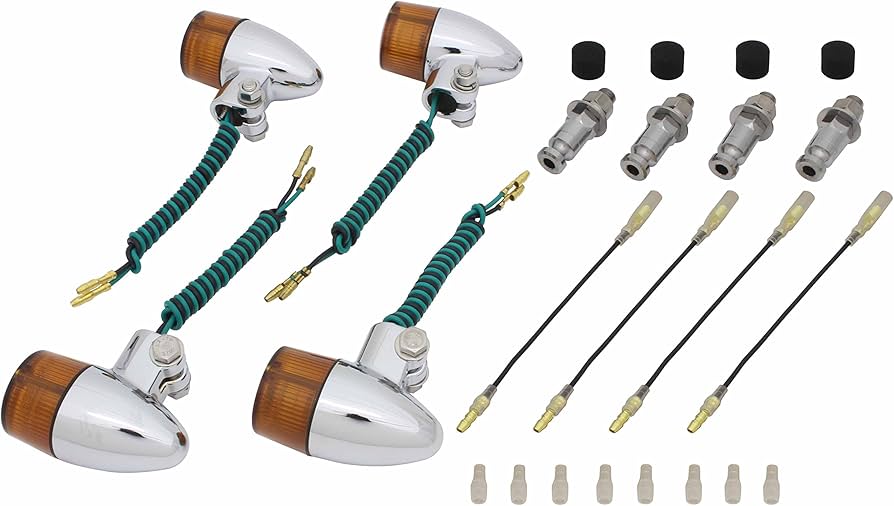 Amazon | ポッシュフェイス(POSH FAITH) バイク用品 ウインカー 砲弾