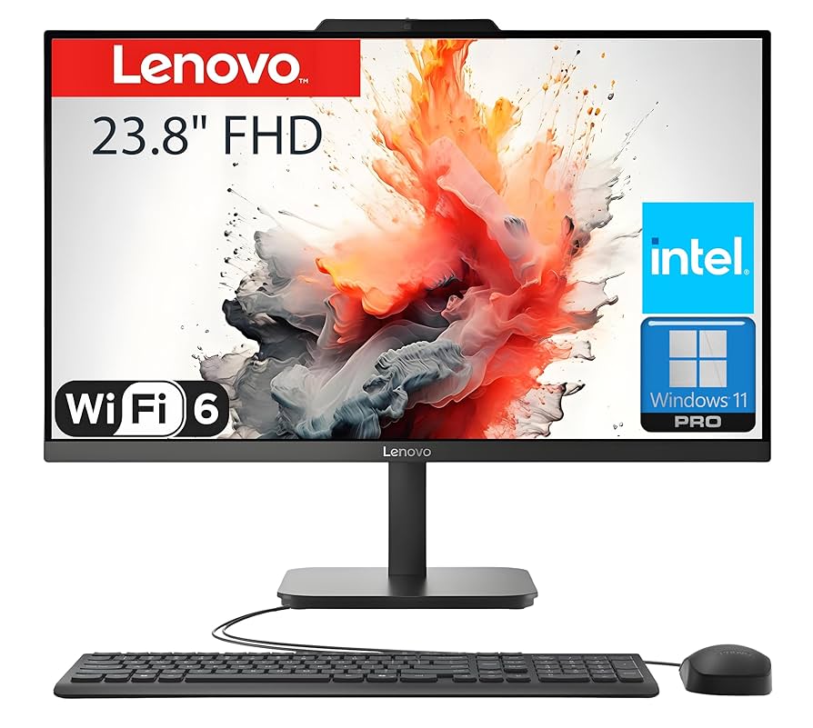 一体型PC Win11 Office2024 SSD128GB モニタ機能付き Lenovo ntc