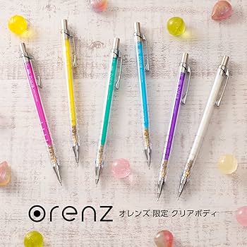 Amazon.co.jp: ぺんてる シャープペン オレンズ 限定 クリアボディ 0.5