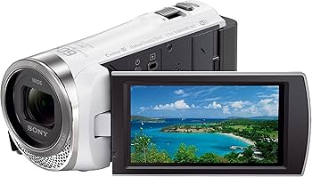 Amazon.co.jp: SONY ビデオカメラ HDR-CX485 32GB 光学30倍 ホワイト