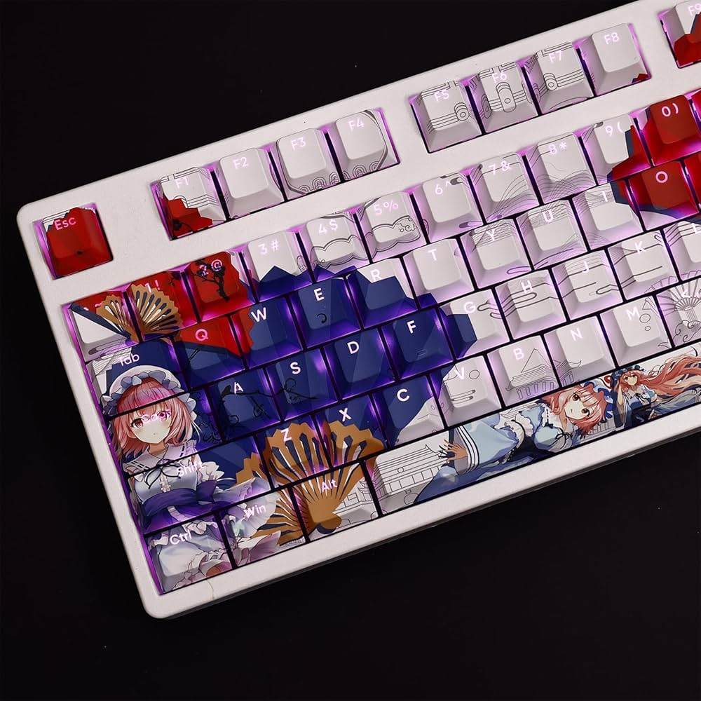Amazon | 東方 周辺 西行寺幽々子 キーキャップ メカニカルキー