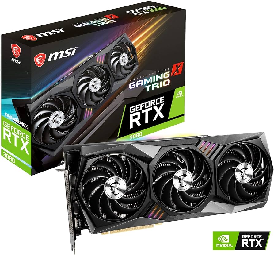 グラフィックボード・グラボ・ビデオカード MSI RTX3080 GAMING X Trio