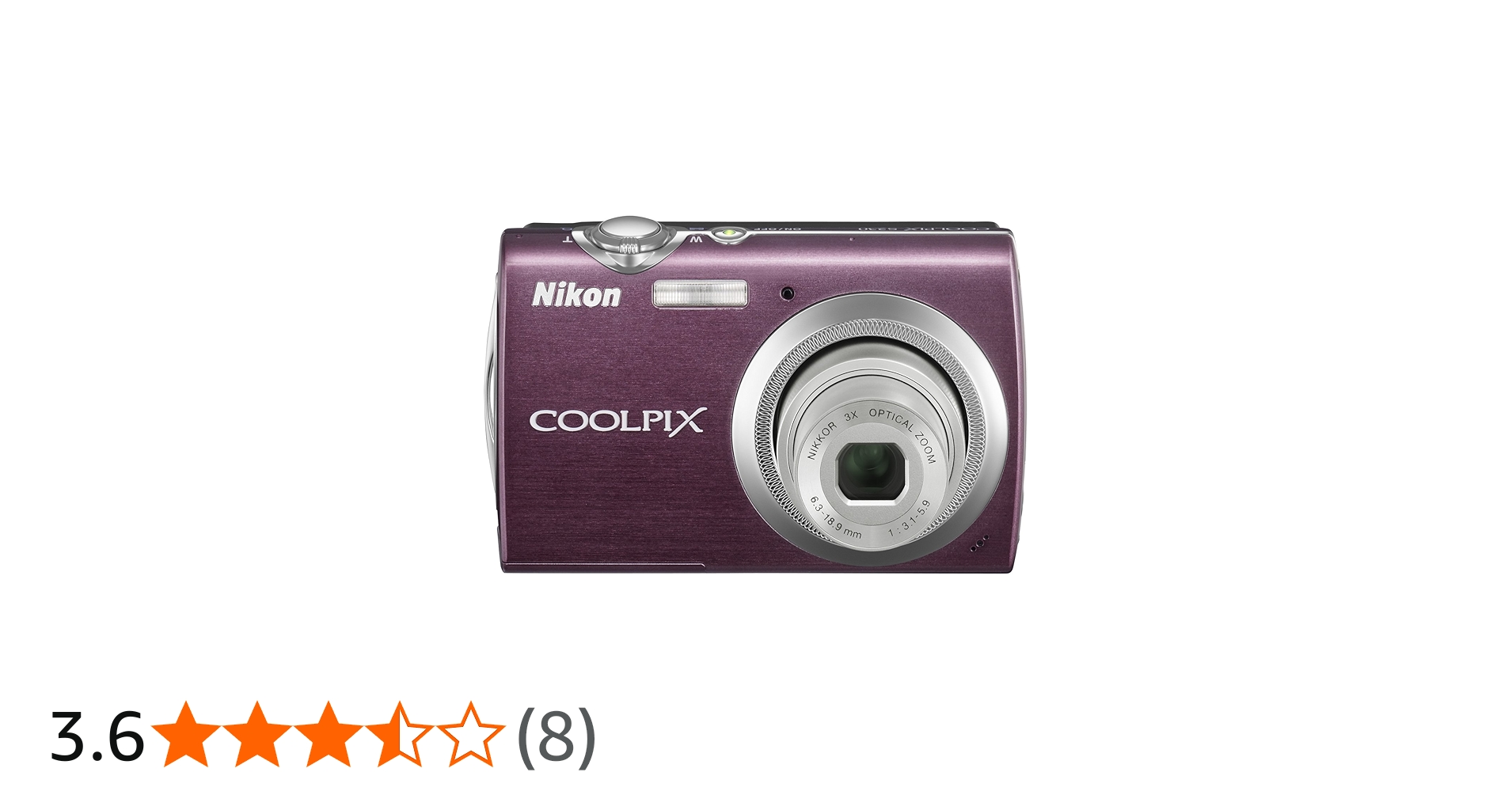 Amazon | Nikon デジタルカメラ COOLPIX (クールピクス) S230 パープル
