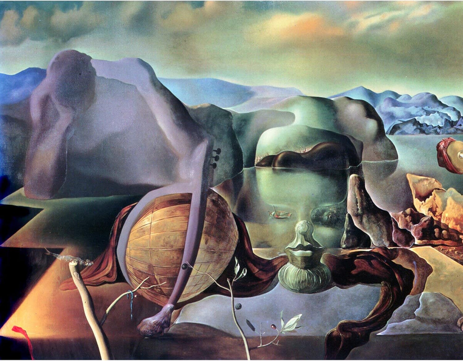 額装品/The Enigma/サルバドール ダリ/アート/ポスター/インテリア