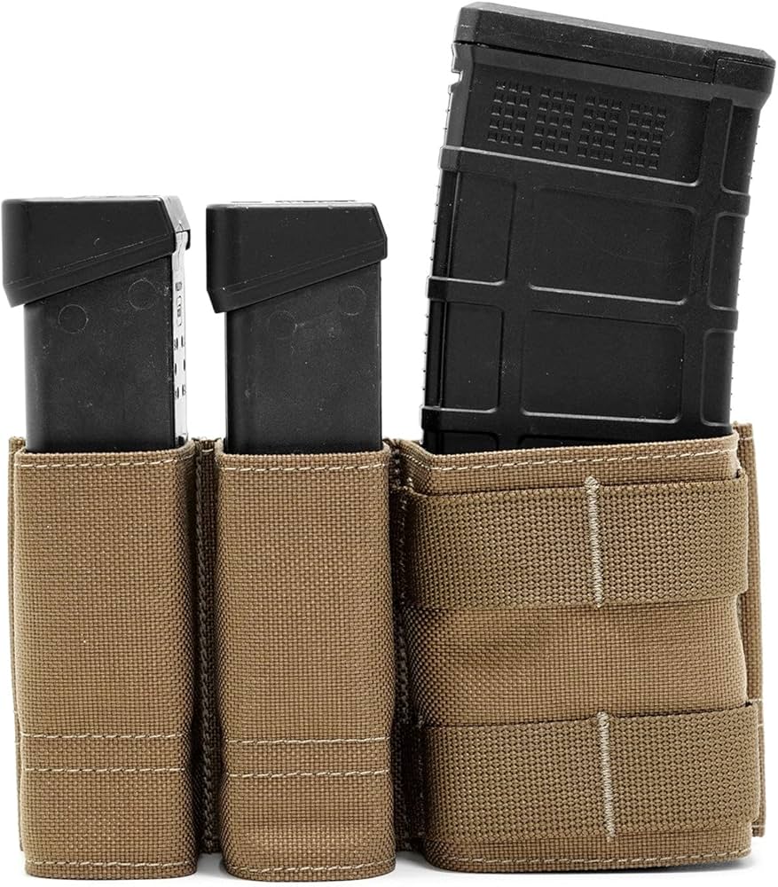 Amazon.co.jp: ESSTACタイプ 1+2 KYWI 5.56 & 9mm マガジンポーチ