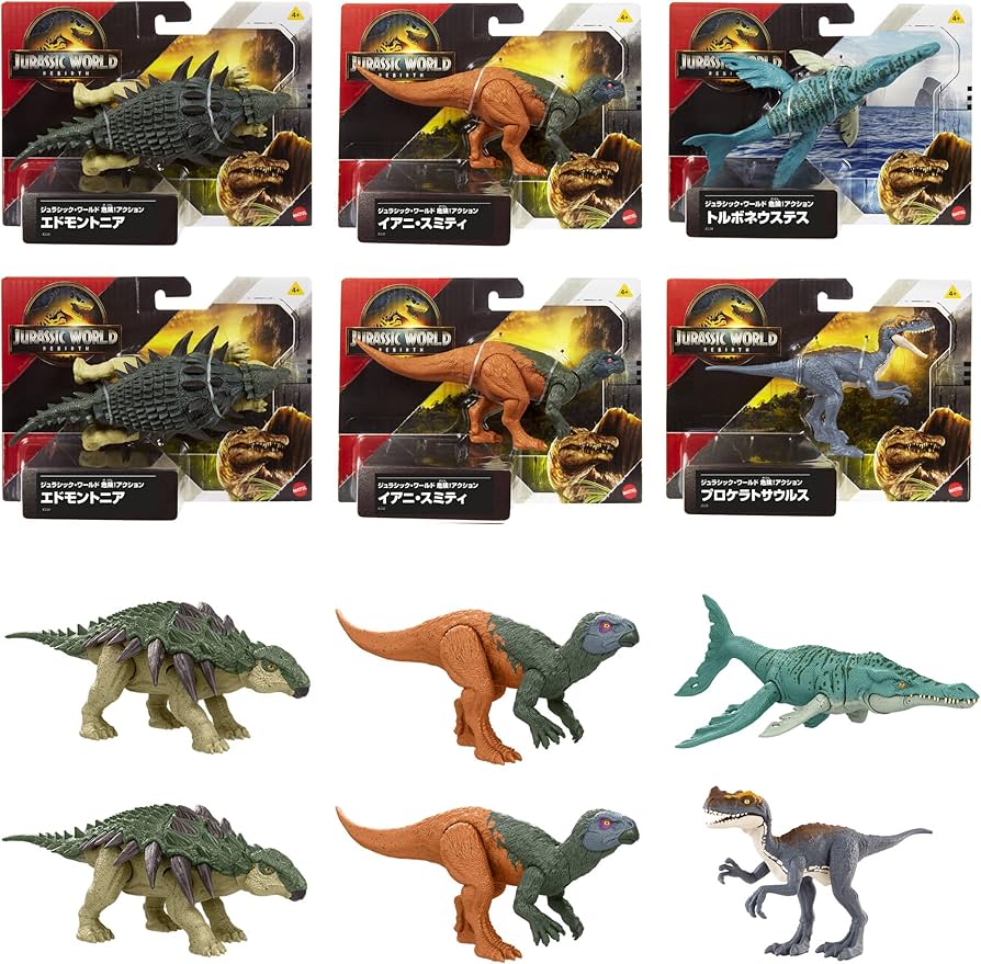 マテル ジュラシック・ワールド アクションフィギュアセット Amazon.co