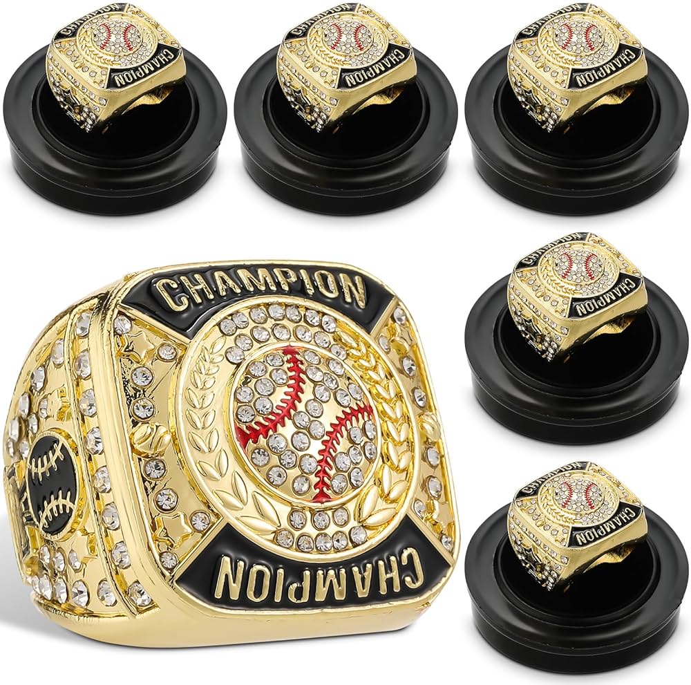 Amazon | Landical 野球チャンピオンリング 野球チャンピオンリング