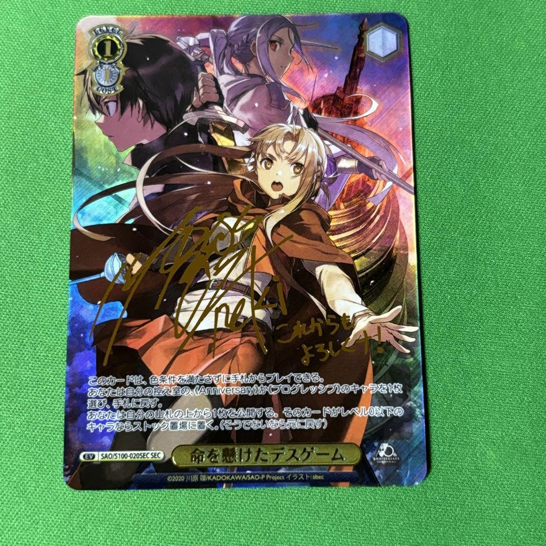 ヴァイスシュヴァルツ 命を懸けたデスゲーム SEC SAO 命を懸けたデス