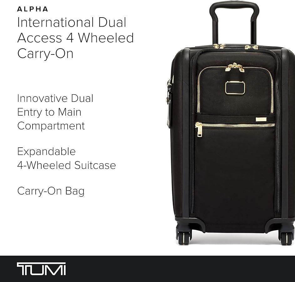 Amazon | TUMI - アルファデュアルアクセス拡張可能4輪機内持ち込み