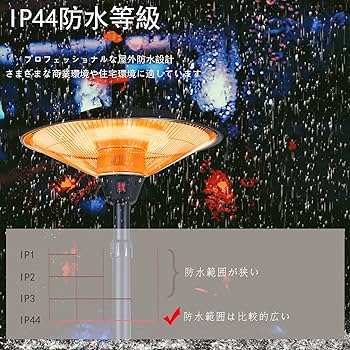 Amazon | ZAPJQL 屋外 ハロゲンヒーター 自立型 業務用 高速暖房 1500W