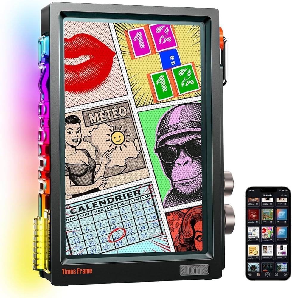 Amazon | Divoom Times Frame スマートデジタルフォトフレーム【2025年