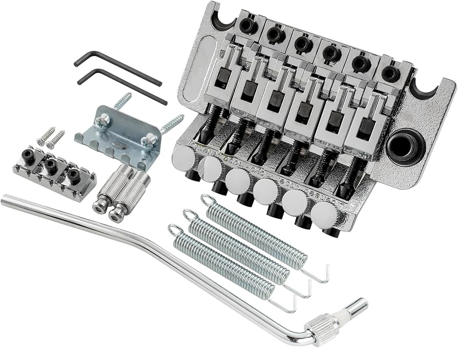 Amazon | Musiclily ロック式トレモロユニット フロイドローズタイプ