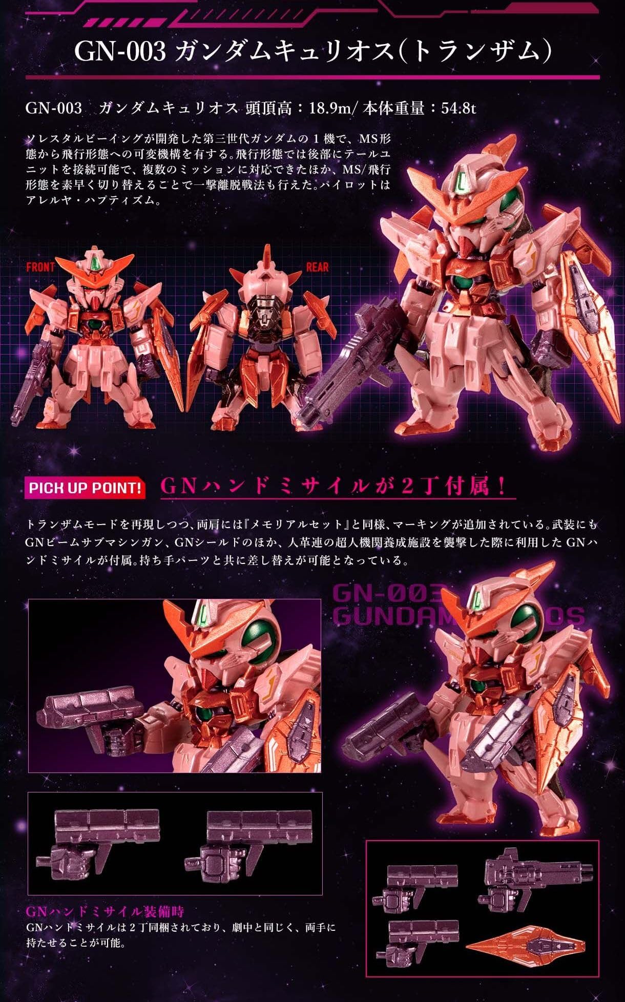 Amazon | FW CONVERGE CORE 「ガンダムエクシア」「ガンダムデュナメス