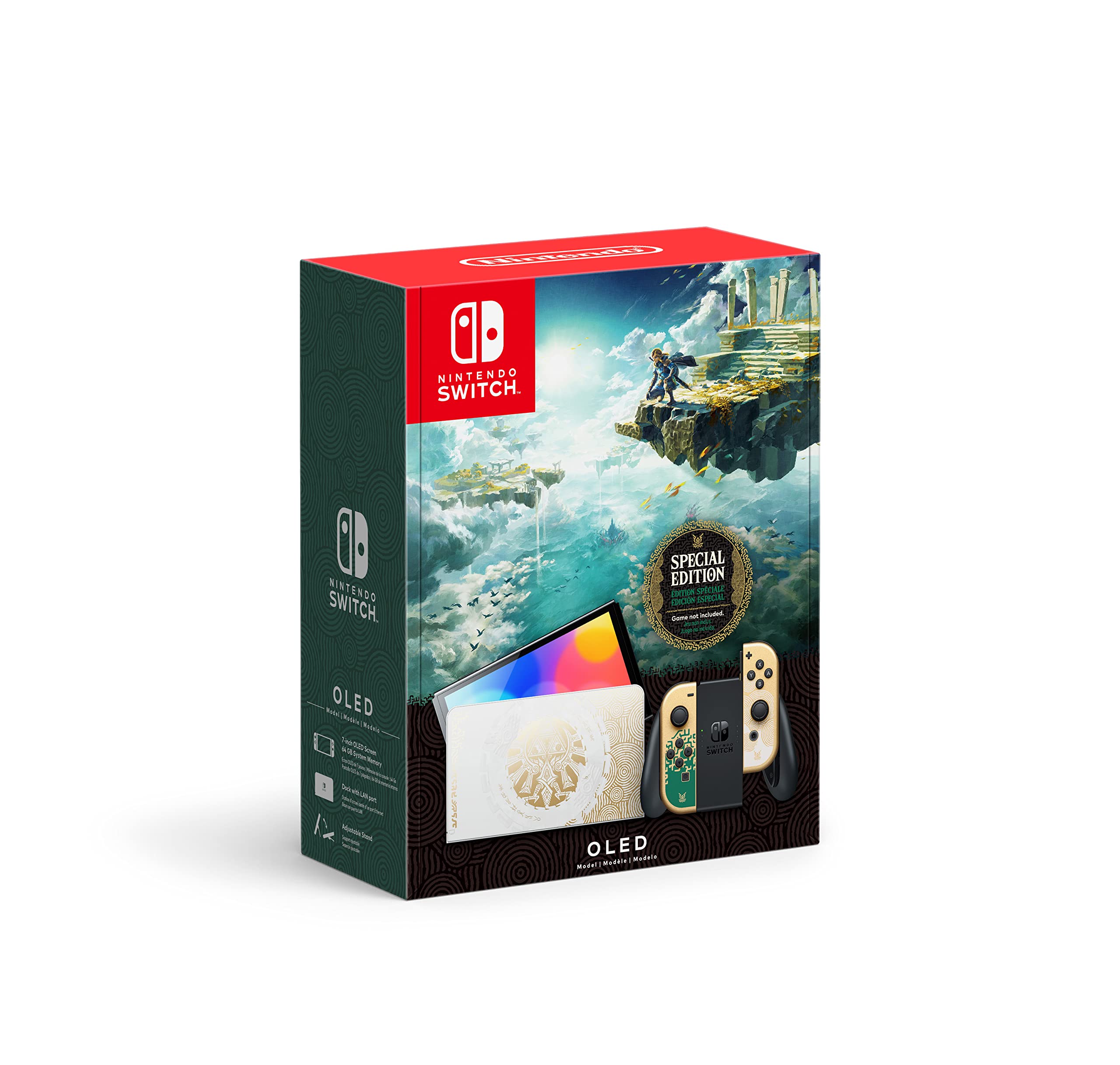 Amazon.com: Nintendo Switch OLED Model The Legend of Zelda (Renewed)