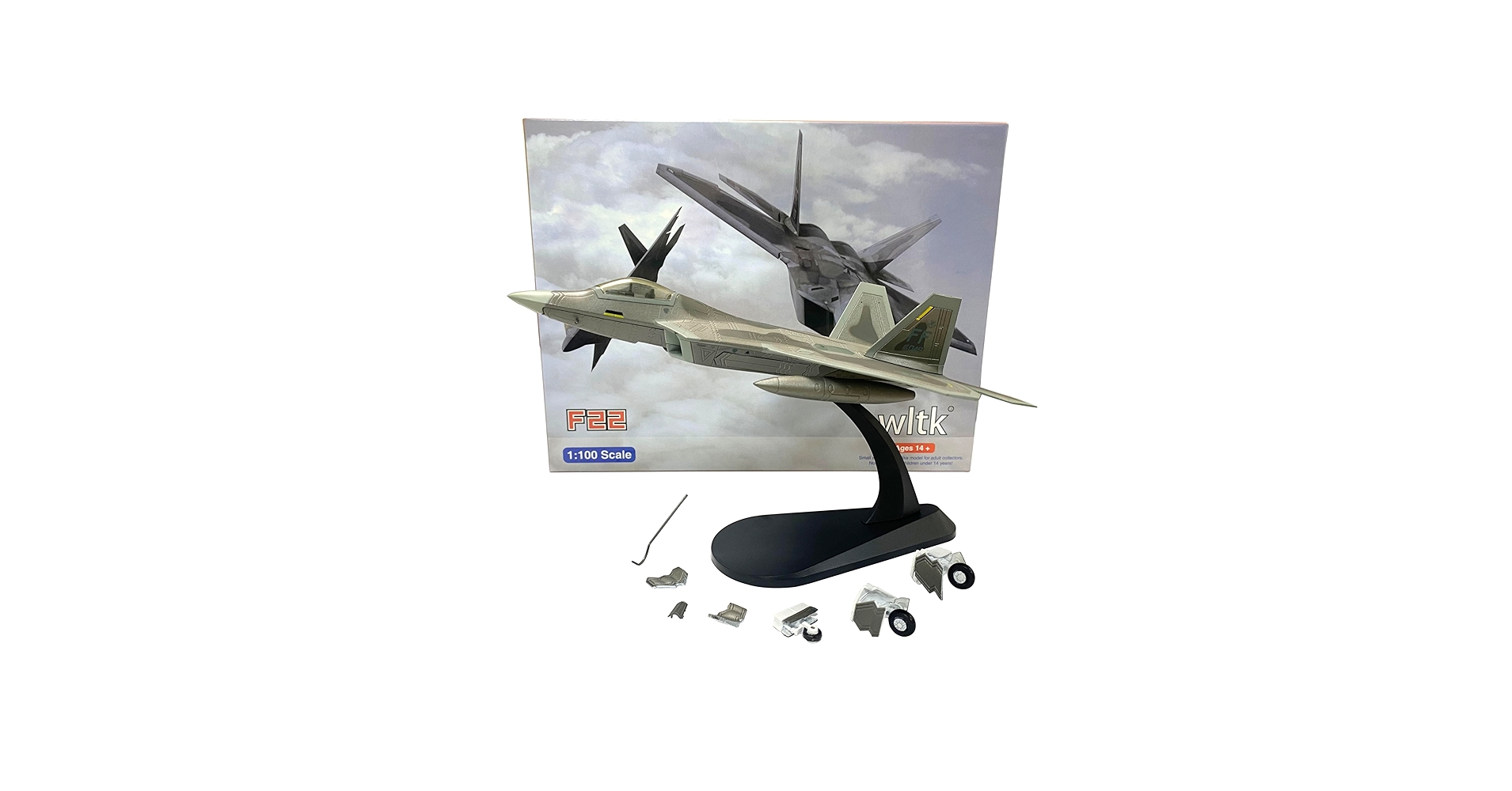 Amazon.com: USAF F-22 Raptor 1/100 Diecast Aircraft Model