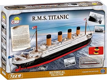 Amazon.co.jp: COBI ブロック タイタニック号 TITANIC 1/450