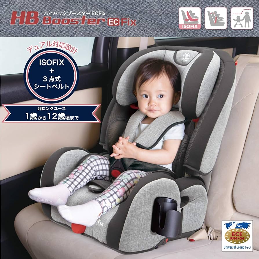 BA1055s□日本育児/チャイルドシート ハイバックブースターEC Ⅱ Air