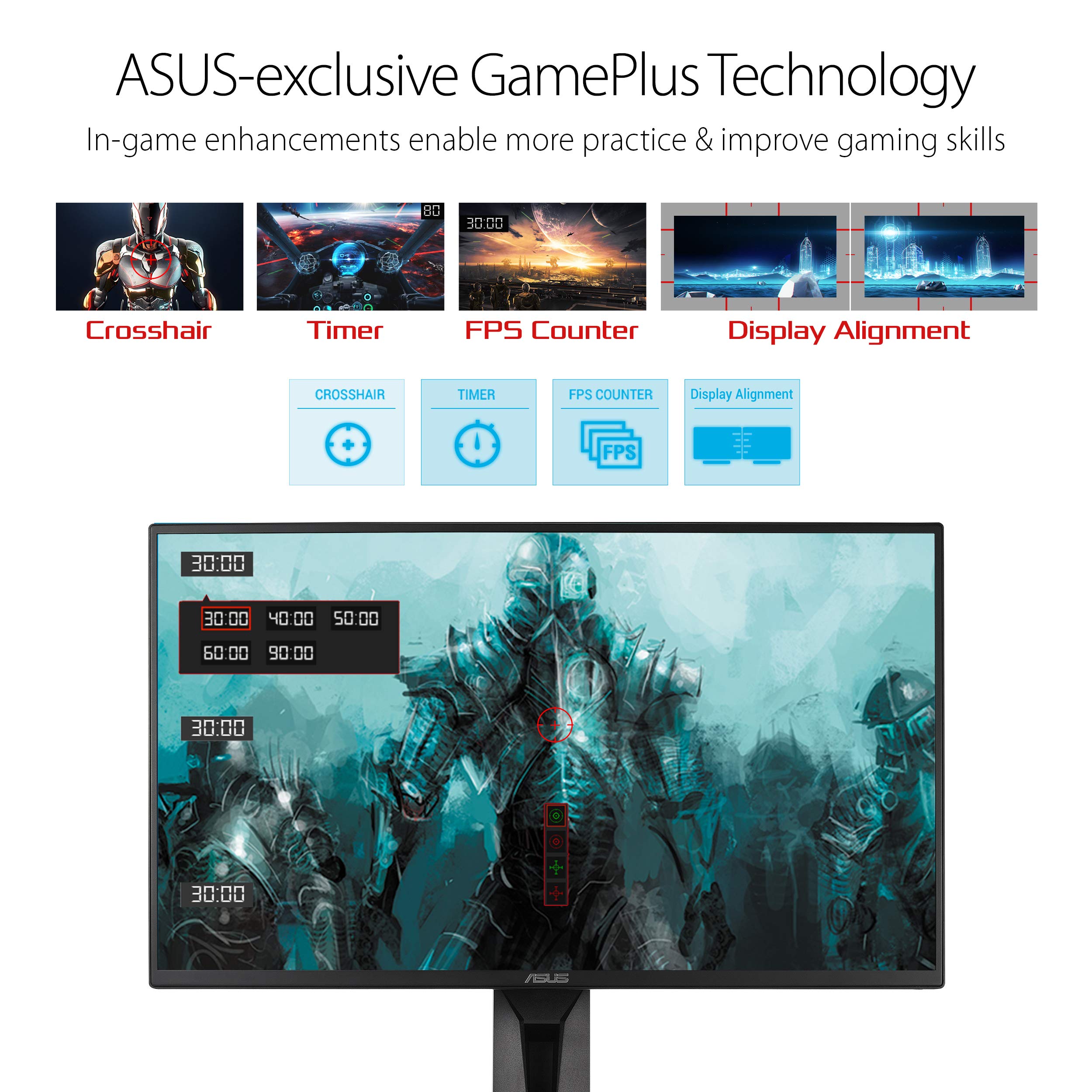 Amazon.co.jp: Asus VG258QR 24.5” Gaming Monitor 165Hz Full HD
