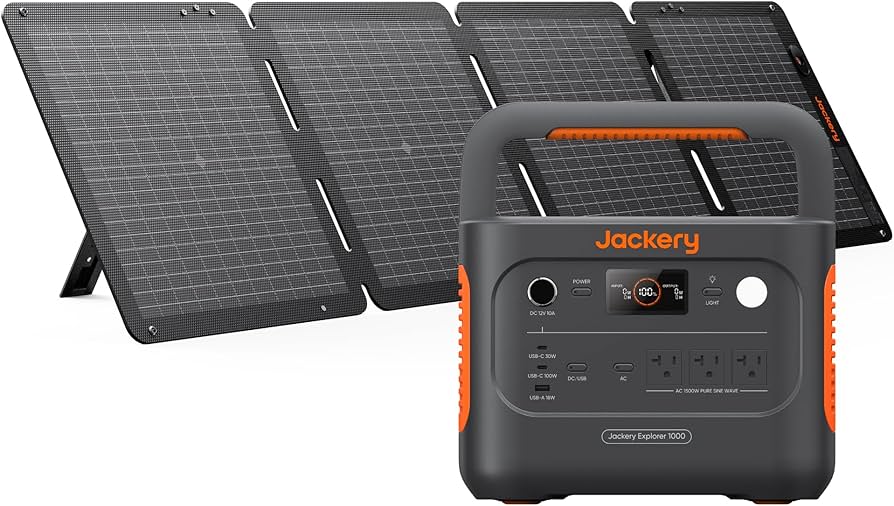 Amazon.com : Jackery Solar Generator 1000 v2 with 100W Solar Panel