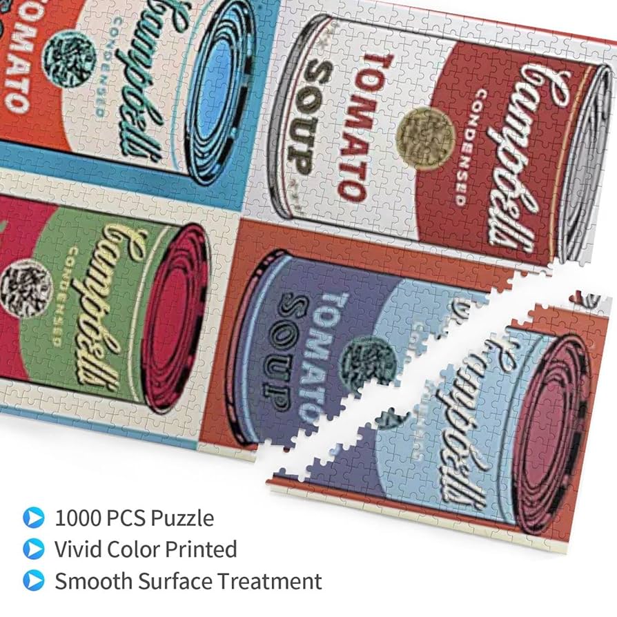 アンディーウォーホル 貴重 90年代 アメリカ製 ジグソーパズル 3式