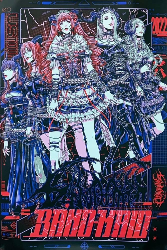 band-maid ツアーポスター バンドメイド Tickets Guidance]