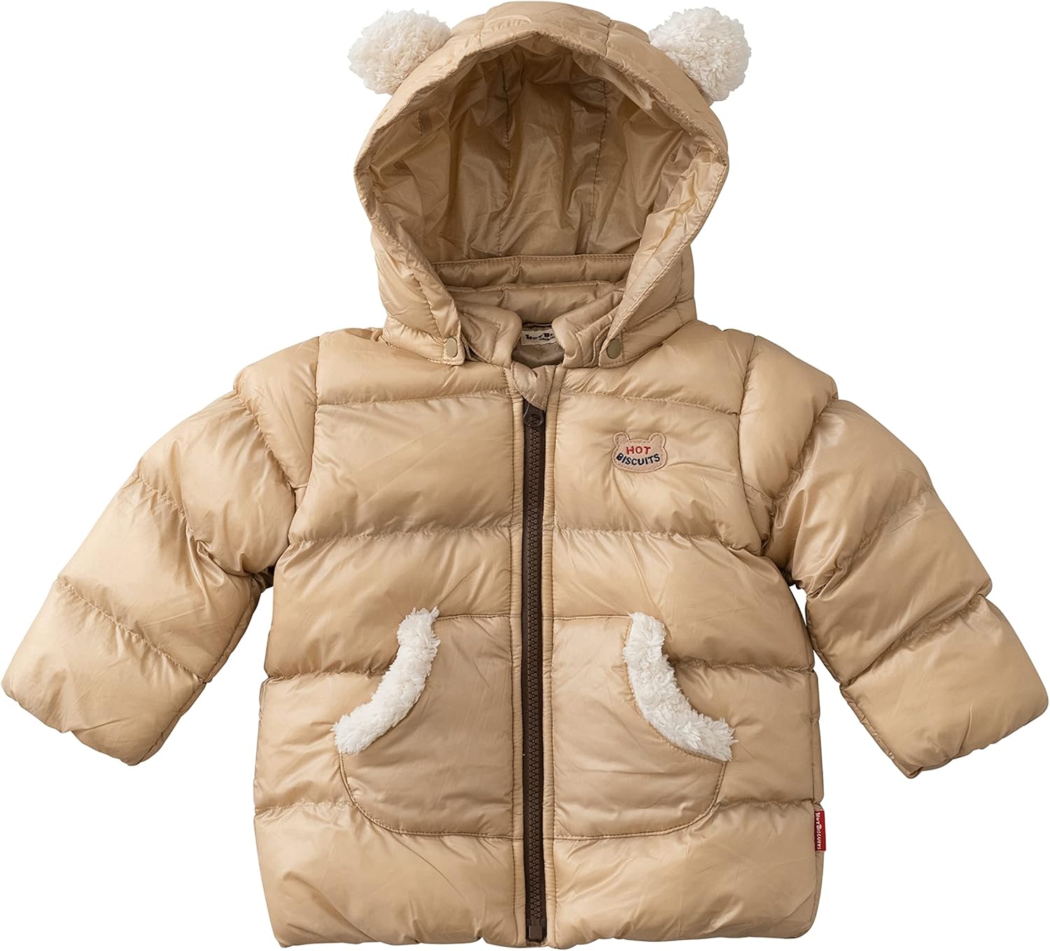 ミキハウス ホットビスケッツ パーカー アイボリー 新品タグ付き 80-90