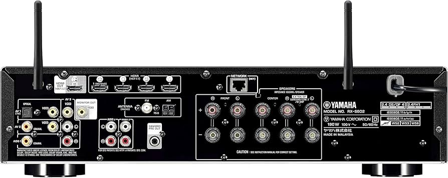 Amazon.co.jp: ヤマハ AVレシーバー RX-S602 5.1ch/4K/Bluetooth/Wi-Fi