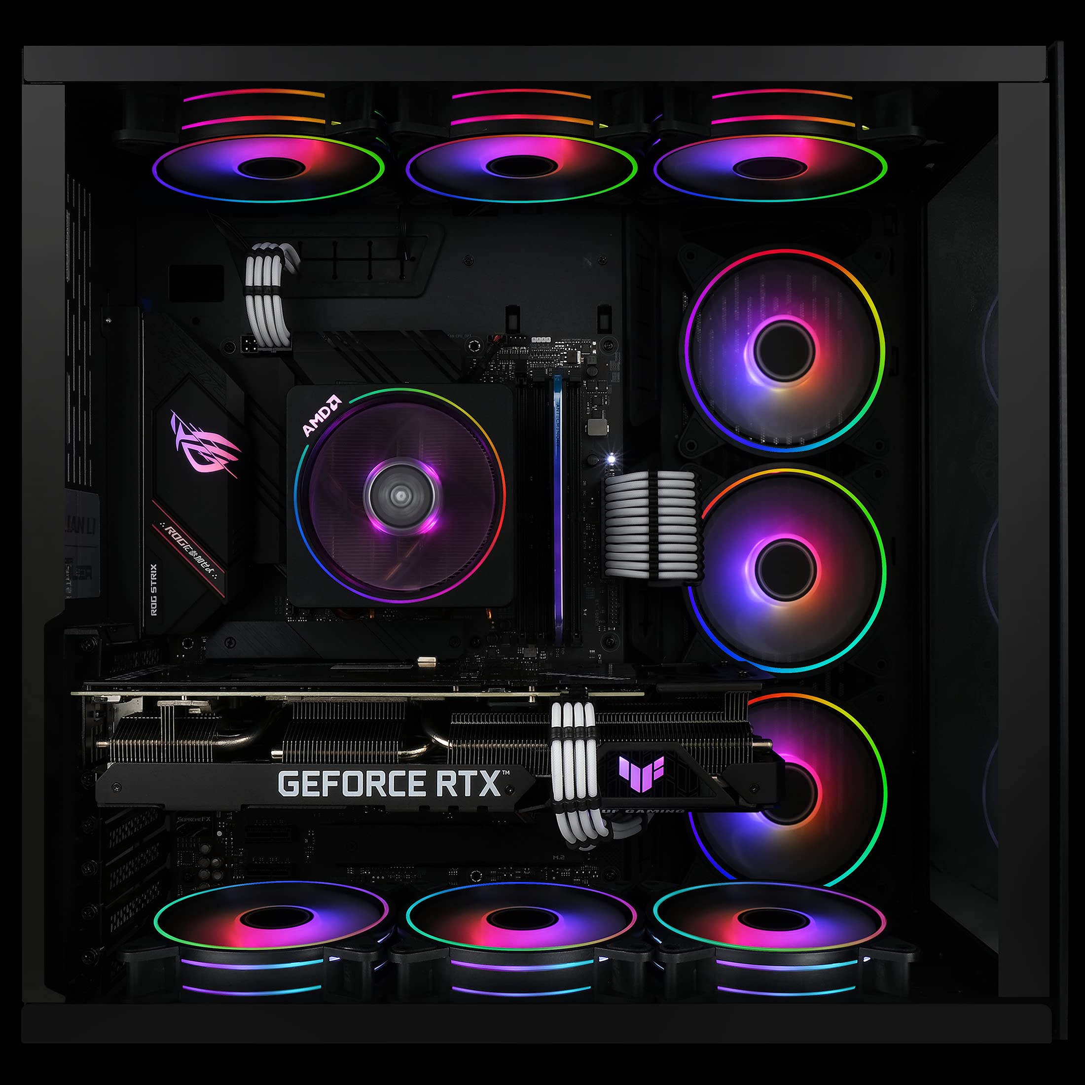 Amazon.co.jp: EZDIY-FAB 120mm RGB PCケースファン 5V 3PIN ARGB