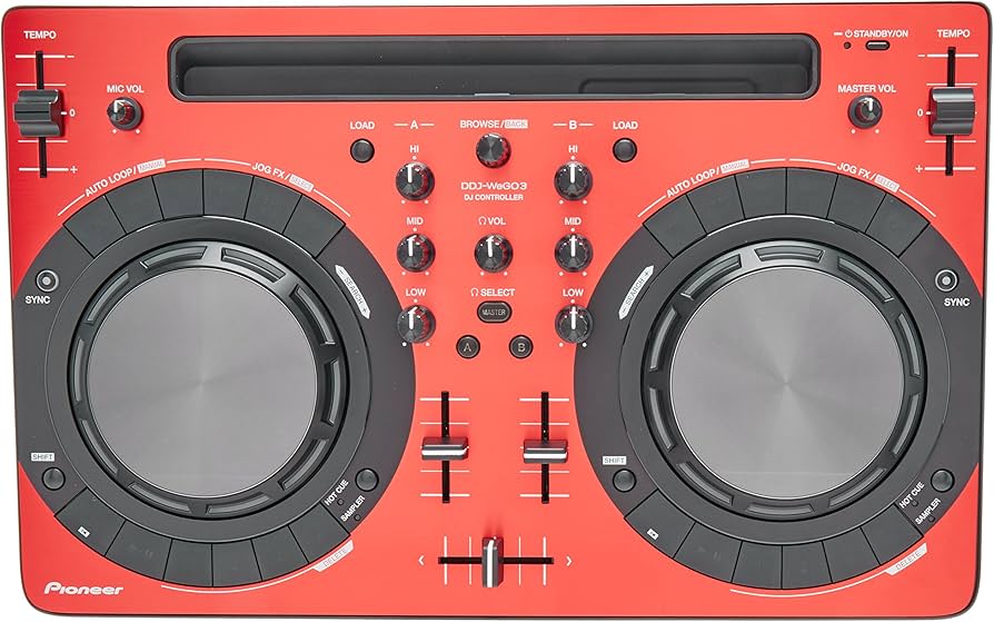 Amazon.co.jp: Pioneer DDJ-WEGO3-R レッド DJコントローラー iOS対応