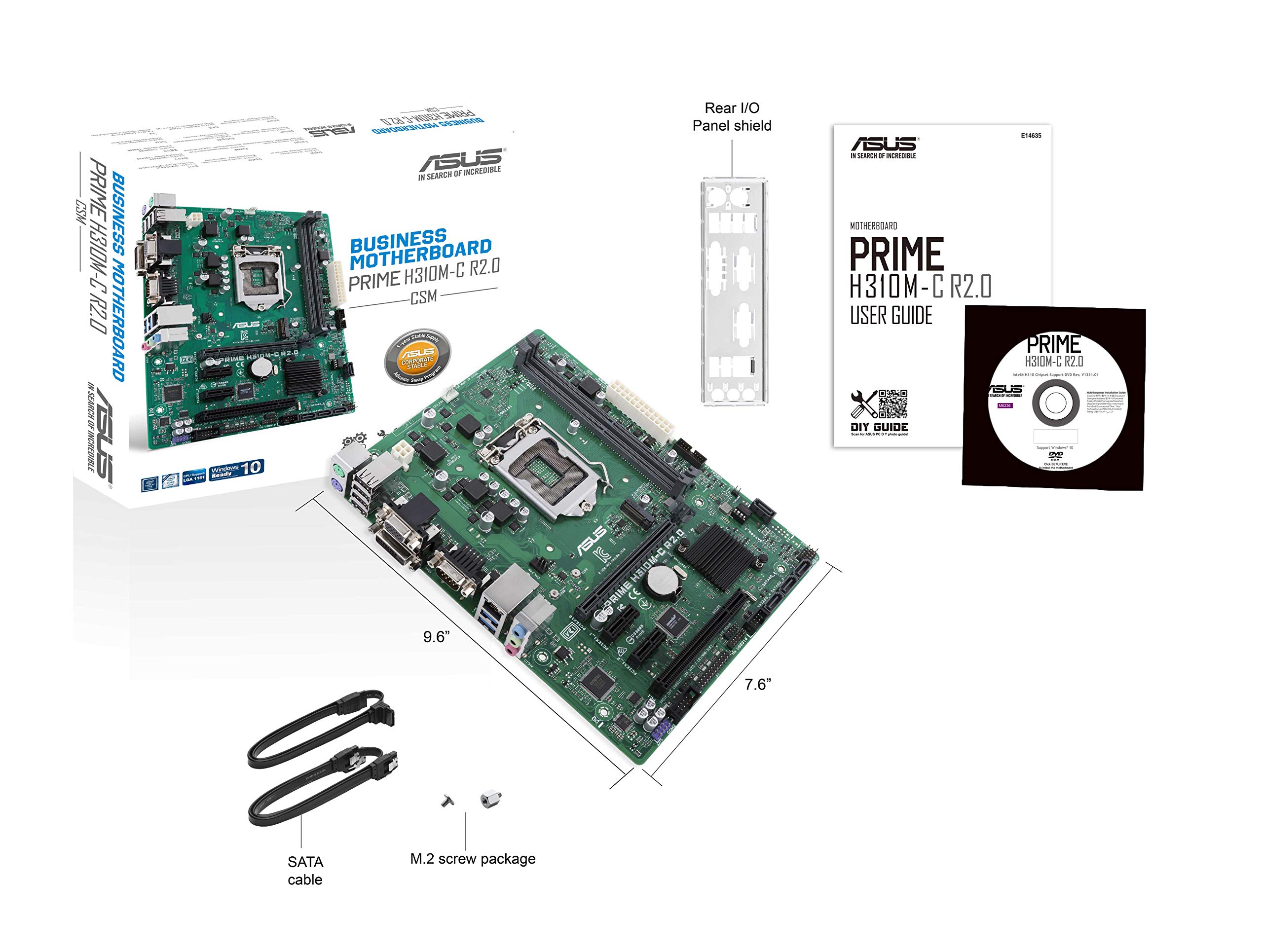 Amazon.com: ASUS LGA1151 (300 Series) DDR4 M.2 VGA mATX