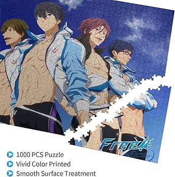 Amazon.co.jp: 松岡凛free! 1000ピースジグソーパズルピースアート