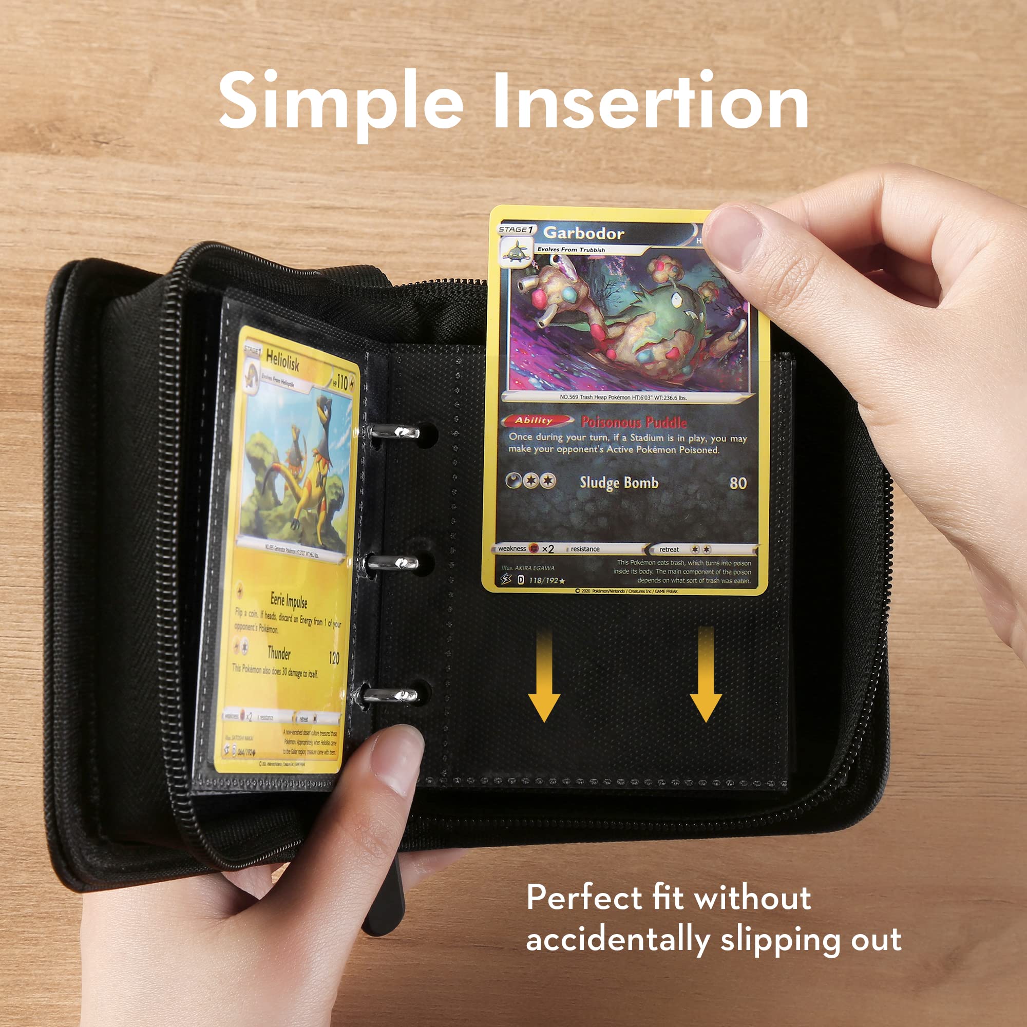 Amazon.co.jp: iofeiwak カードファイル カードバインダー 1ポケット