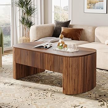 Amazon.co.jp: Tribesigns ローテーブル コーヒーテーブル センター