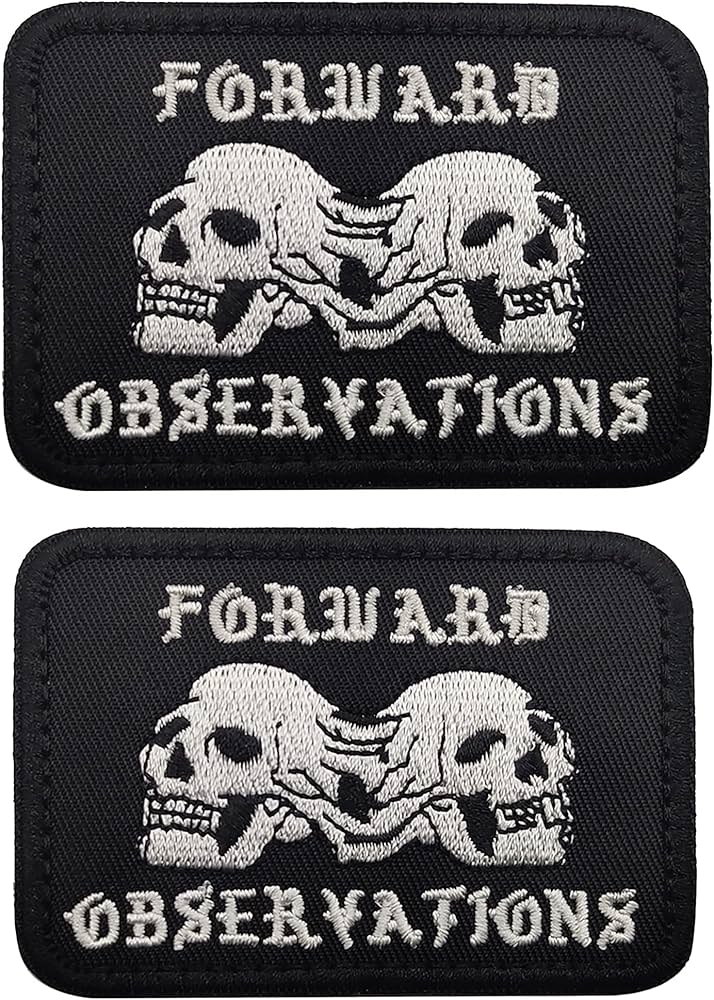 Amazon.com: Forward Observations Group Embroidered Patches - Skull