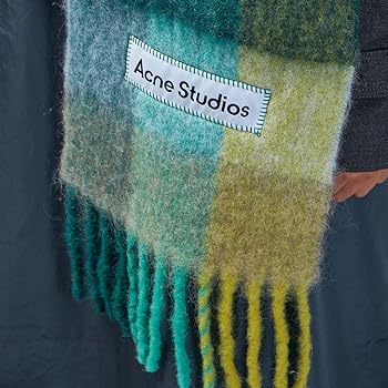 Amazon | ACNE STUDIOS アクネストゥディオズ モヘアチェックマフラー