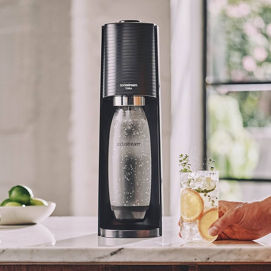 Amazon.com: SodaStream Terra Sparkling Water Maker Machine, with 1