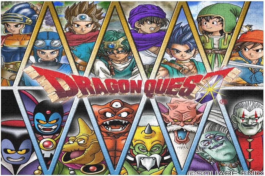 ドラゴンクエストⅤ 天空の花嫁〜旅立ち〜 パズル 1000ピース 未完成