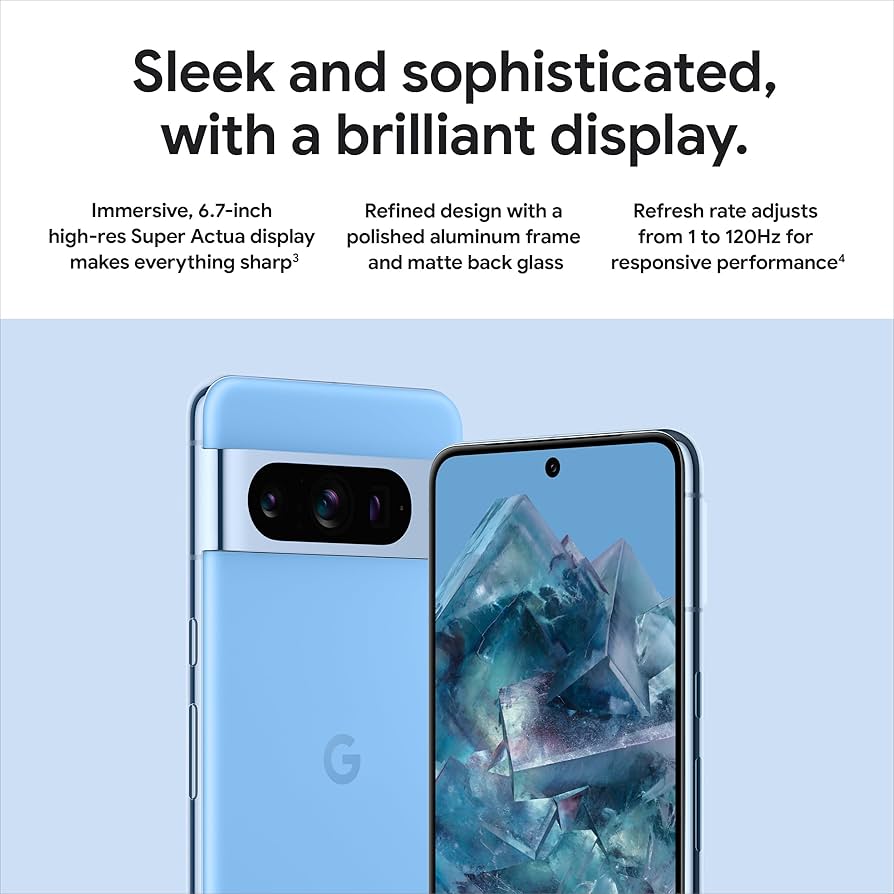 Amazon.com: Google Pixel 8 Pro - 256GB - Unlocked - Porcelain