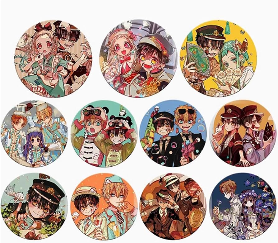 Amazon.co.jp: 地縛少年花子くん 缶バッジ 八尋寧々 花子くん 源光 11