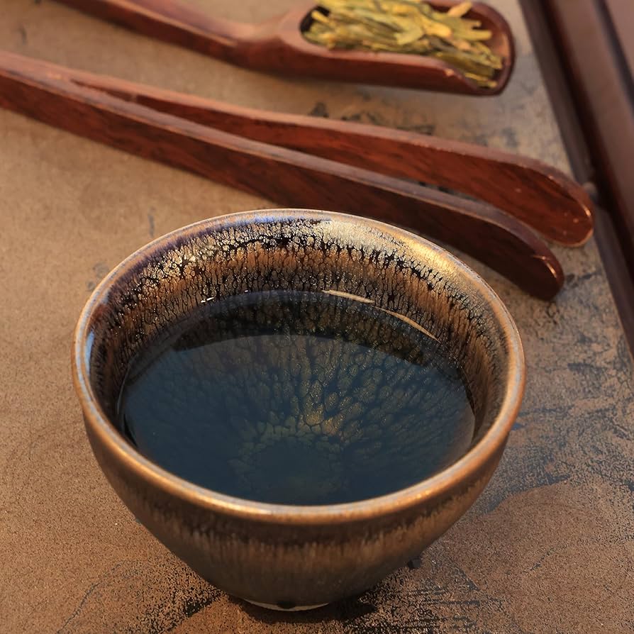 Amazon | 抹茶碗 抹茶茶碗 天目茶碗 曜変天目茶碗 茶道具 お茶碗 国宝