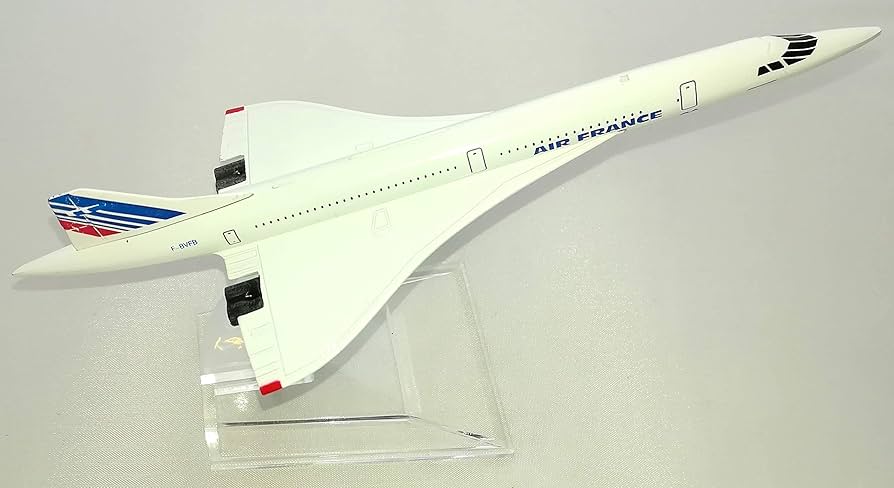 AF フランス航空 Concorde超音速旅客機 2025年新作 六角形 AF フランス