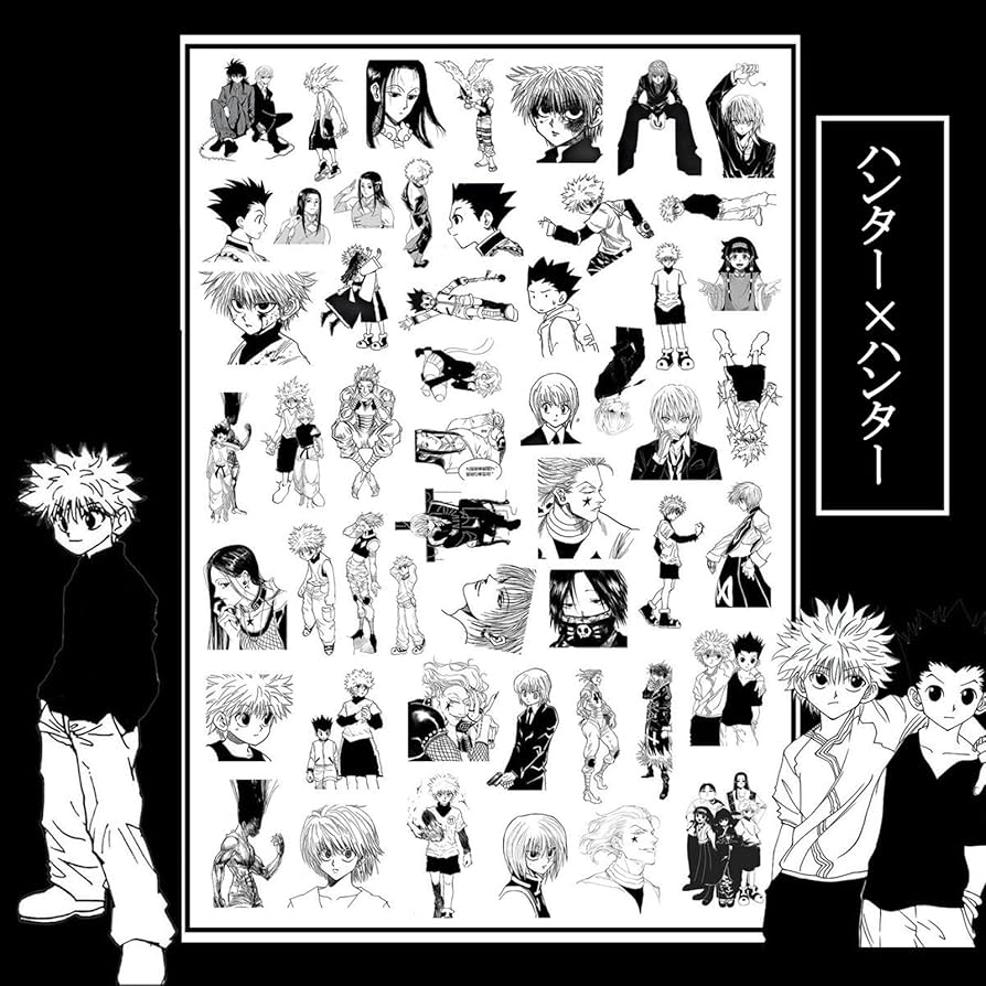 HUNTER×HUNTER ステッカー シール セット Amazon.co.jp: ハンター
