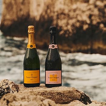 Veuve Clicquot Brut Rose Non Vintage Champagne , 750mL at Amazon's
