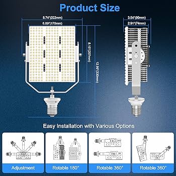 240W Shoebox LED Retrofit Kit AC100-277V LED Parking Lot Light