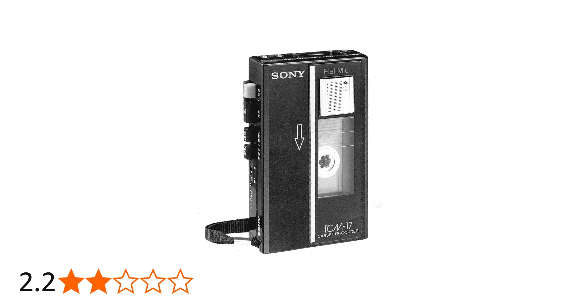 Amazon.co.jp: SONY TCM-17 カセットテープレコーダー : 家電＆カメラ